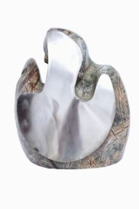 Ganesha in Steel and Stone, 14*10*16 Inches