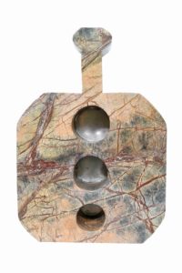 Trinity in Steel and Stone, 17.5*5.2*25 Inches