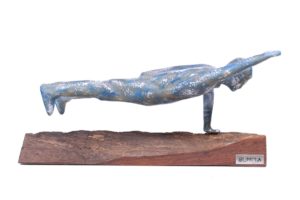 The Balancing Act in Fibre Glass and Wood, 4*3.5*11 Inches