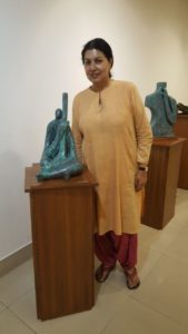 At the AIFACS Gallery with Singer Rekha Surya